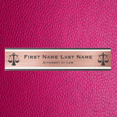 Advocaten bij Law Door Signs Lawyer Roos Gold Deurbordje