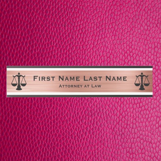 Advocaten bij Law Door Signs Lawyer Roos Gold Deurbordje