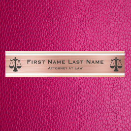 Advocaten bij Law Door Signs Lawyer Roos Gold Deurbordje