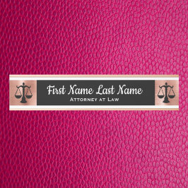 Advocaten bij Law Door Signs Lawyer Roos Gold Deurbordje