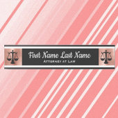 Advocaten bij Law Door Signs Lawyer Roos Gold Deurbordje