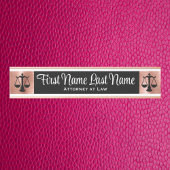 Advocaten bij Law Door Signs Lawyer Roos Gold Deurbordje