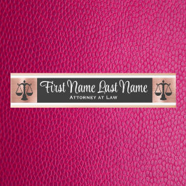 Advocaten bij Law Door Signs Lawyer Roos Gold Deurbordje