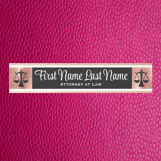 Advocaten bij Law Door Signs Lawyer Roos Gold Deurbordje