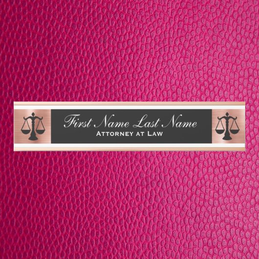 Advocaten bij Law Door Signs Lawyer Roos Gold Deurbordje