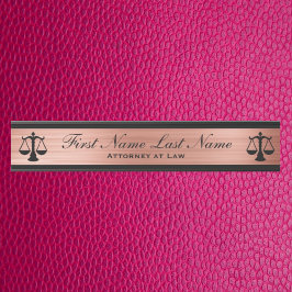 Advocaten bij Law Door Signs Lawyer Roos Gold Deurbordje