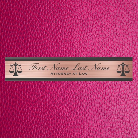 Advocaten bij Law Door Signs Lawyer Roos Gold Deurbordje
