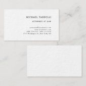 Advocaten bij Law Minimalist Classical Thick Visitekaartje (Voorkant / Achterkant)