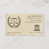 Advocaten bij Law  Parchment Visitekaartje (Voorkant)