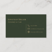Advocaten bij Law Simple Modern Visitekaartje (Voorkant)