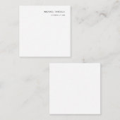 Advocaten bij Minimalist Classical Professional Notitiekaartje (Voorkant / Achterkant)