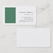 Advocaten bij Minimalist Classical Professional Visitekaartje (Voorkant / Achterkant)