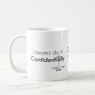 Advocaten doen het Vertrouwelijk Koffiemok