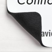 Advocaten doen het vertrouwelijk muismat (Hoek)