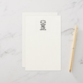 Advocaten en juridisch ontwerp briefpapier