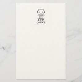 Advocaten en juridisch ontwerp briefpapier