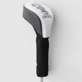 Advocaten en juridisch ontwerp golfheadcover
