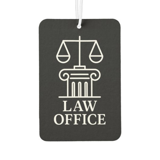 Advocaten en juridisch ontwerp luchtverfrisser (Achterkant)