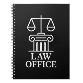 Advocaten en juridisch ontwerp notitieboek