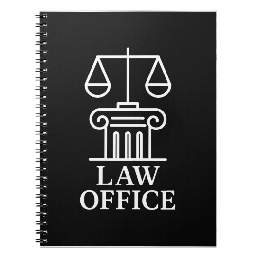 Advocaten en juridisch ontwerp notitieboek (Voorkant)
