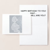 Advocaten & Gelukkige Verjaardag! Folie Kaarten (Display)