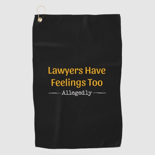 Advocaten hebben zich te vaak gevoeld als procureu golfhanddoek (Voorkant)