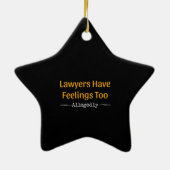 Advocaten hebben zich te vaak gevoeld als procureu keramisch ornament (Achterkant)