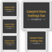 Advocaten hebben zich te vaak gevoeld als procureu sticker (Voorkant)