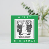 Advocaten Las Beschaming Sneeuwman Kaart (Staand voorkant)