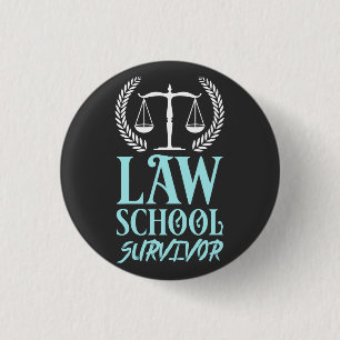 Advocaten: Law School Survivor Ronde Button 3,2 Cm