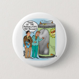 Advocaten praten over tijdmachine ronde button 5,7 cm