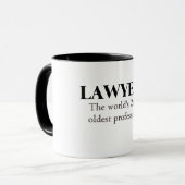 Advocaten, 's werelds tweede oudste beroep mok (Voorkant links)