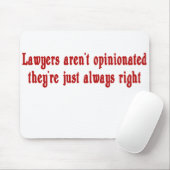 Advocaten zijn geen Mousepad. Muismat (Met muis)