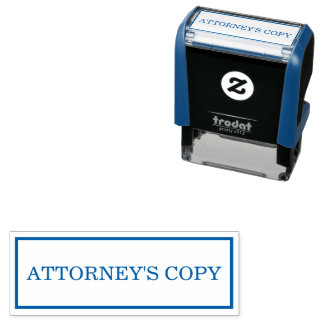 Advocatenexemplaar advocatenkantoor advocaat zelfinktende stempel