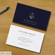 Advocatenkantoor in Navyblauw en Goud