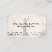 Advocatenkantoor Lady Justice Visitekaartje (Voorkant)