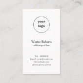 Advocatenkantoor logo goud glitter marmer visiteka visitekaartje (Achterkant)