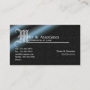 advocatenkantoor visitekaartje