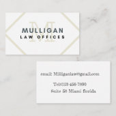 advocatenkantoor visitekaartje (Voorkant / Achterkant)