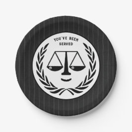 Advocatenpartij Papieren Bordje