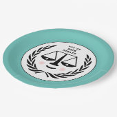 Advocatenpartij Papieren Bordje (Gekanteld)