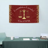 Advocatenrechtenfaculteit Maroon Gold Graduparty Spandoek (Beurs)