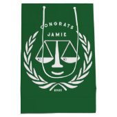 Advocatenrechtenschool Afstudeerder Medium Cadeauzakje (Achterkant)