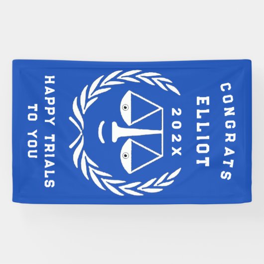 Advocatenrechtenschool Afstuderen Spandoek (Horizontaal)