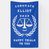 Advocatenrechtenschool Afstuderen Spandoek (Verticaal)