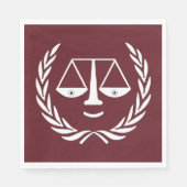Advocatenrechtenstudiegroep Napkins Servet (Voorkant)
