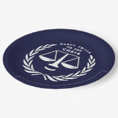 Advocatenrechtenstudiegroep Papieren Bordje (Gekanteld)