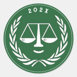 Advocatenschool Ronde Sticker