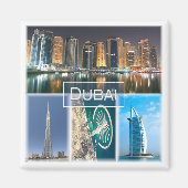AE004 DUBAI, Verenigde Arabische Emiraten, Uae, Fr Magneet (Voorkant)