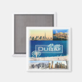 AE006 DUBAI, Verenigde Arabische Emiraten, Fridge Magneet (Voorkant / Achterkant)